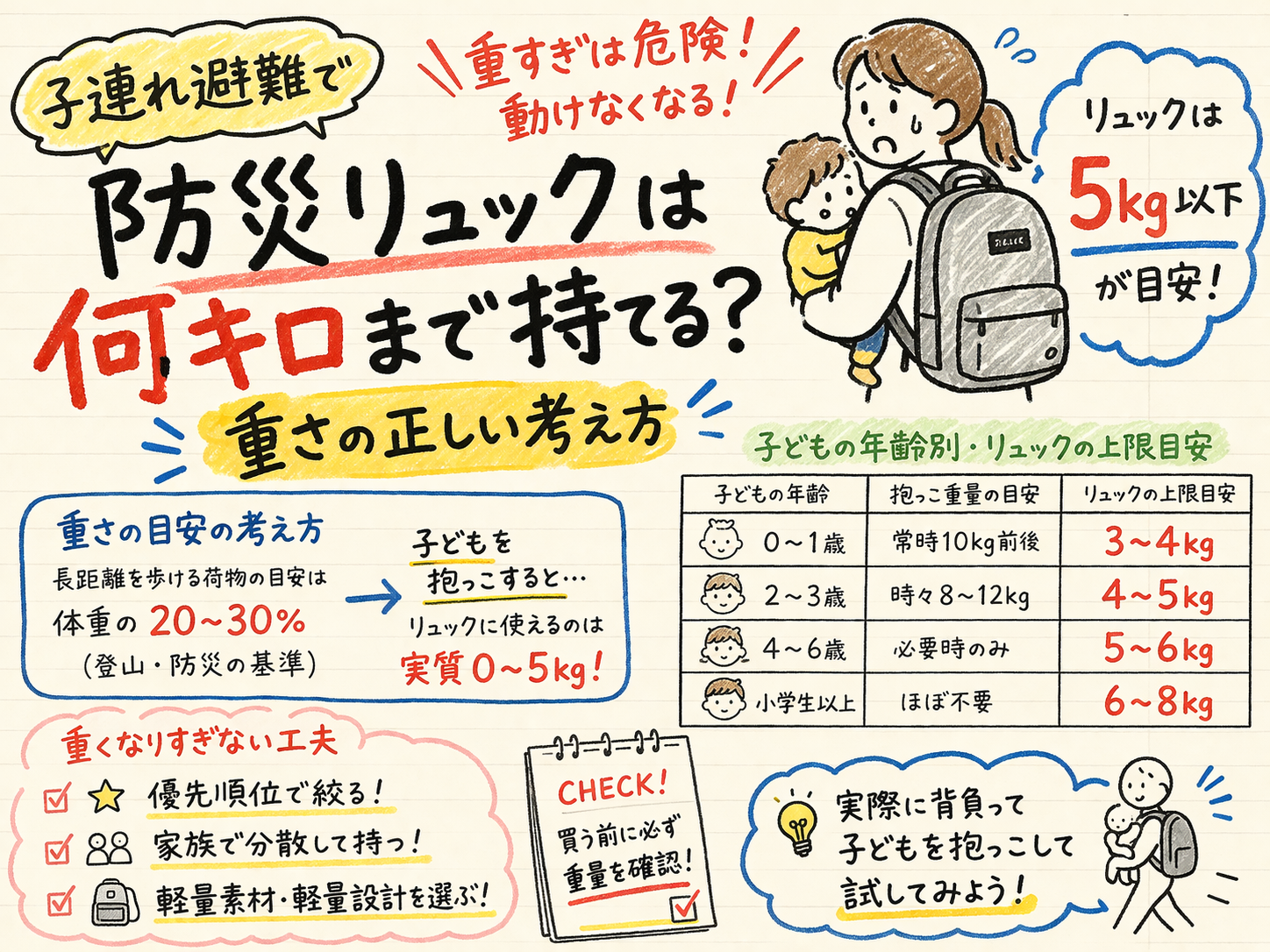 アイキャッチ_リュックは何キロまで持てるか？